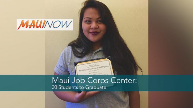 NEWS: 30 Students to Graduate from Maui Job Corps Center