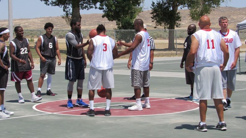 NEWS: Inmates play basketball with Bakersfield Elite team