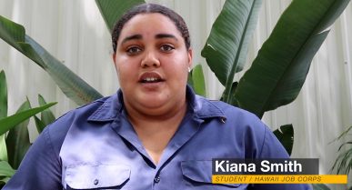 A Shining Star at Hawaii & Clearfield Job Corps Centers and the DOL Takes Notice