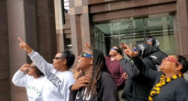 A Rare Event: Job Corps Centers Around the Country Gather to View the Total Solar Eclipse